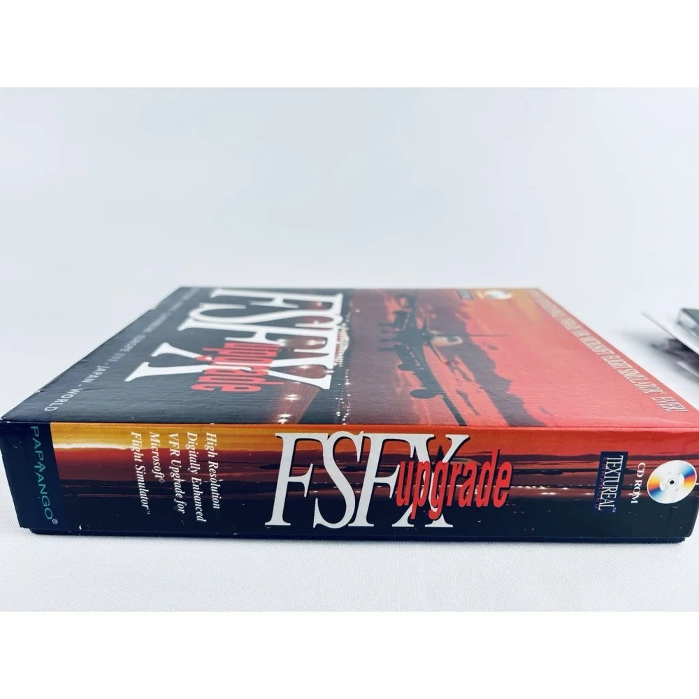 FSFX Upgrade for Microsoft Flight‎ Simulator Vintage 1996 CD Handbook Computer